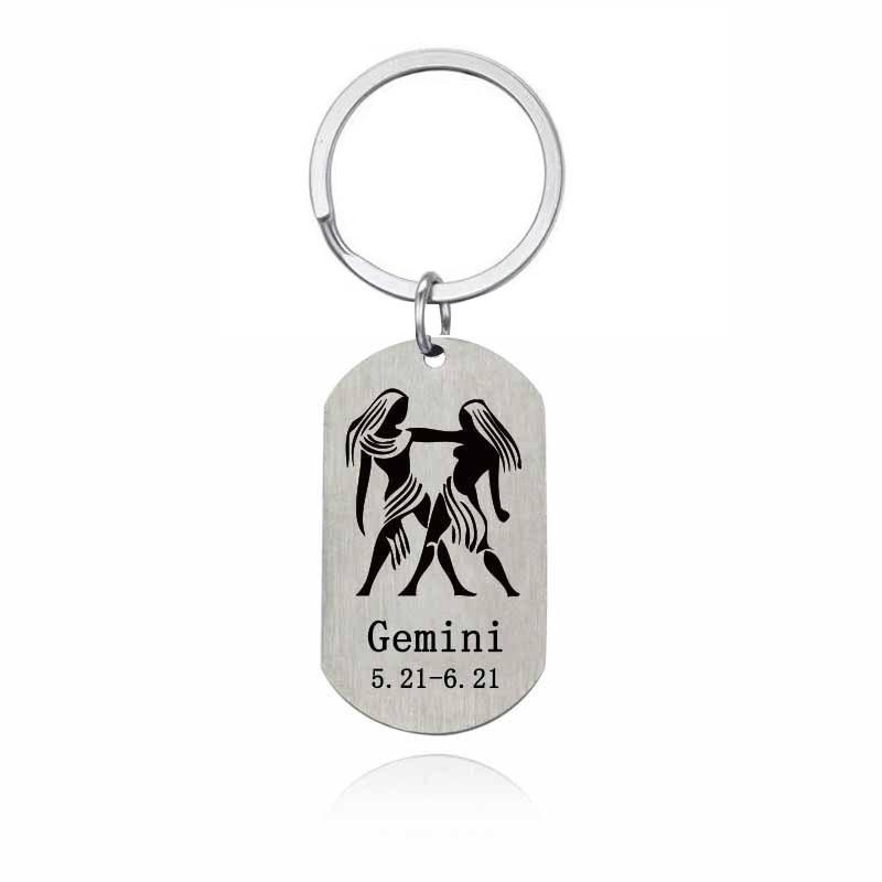 Gold Silver Black White Splicing Cat Stainless Steel Keychain Cute Cartoon Design Fashion Couple Pendant Practical Backpack Decoration