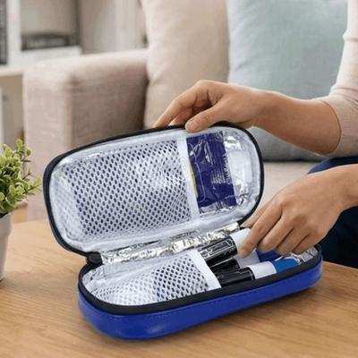 Portable Insulin Cooling Bag Waterproof Medicine Organizer Box Insulin Travel Cooler Case  Office