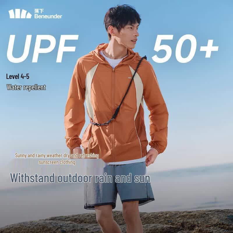 Beneunder Men's Lightweight Waterproof Sun Protection Jacket