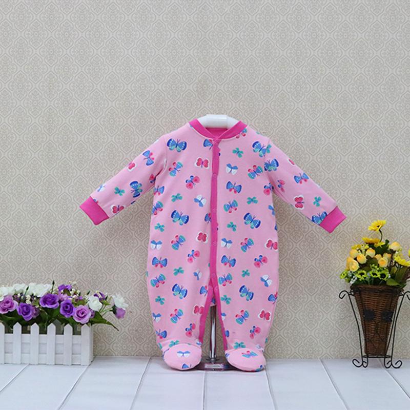 Salopete cu mânecă lungă pentru băieți și fete Costume pentru bebeluși din bumbac pur Haine de vară și toamnă Îmbrăcăminte nou-născuți stil nou