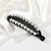 Women Hair Claw Clip Pearl Rhinestone Hair Clip For Girls Clincher Combs Barrettes Hairpin Fishtail Clip Hair Accessories