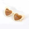 2022 Trendy Peach Heart Sunglasses: Fashionable, Comfortable, Versatile for Babies & Kids with Parent-Child Matching Design