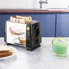 Stainless Steel 2 Slice Toaster Widened Slot Breakfast Machine Sandwich