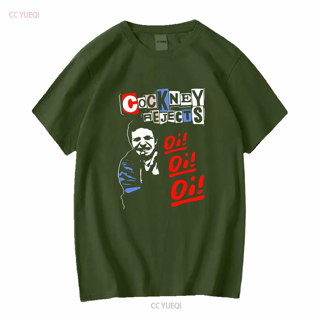 Cockney Rejects Funny Logo T Shirt Size S 3XL Long or Short Sleeves Vintage Washed Unisex Streetwear Breathable Homme