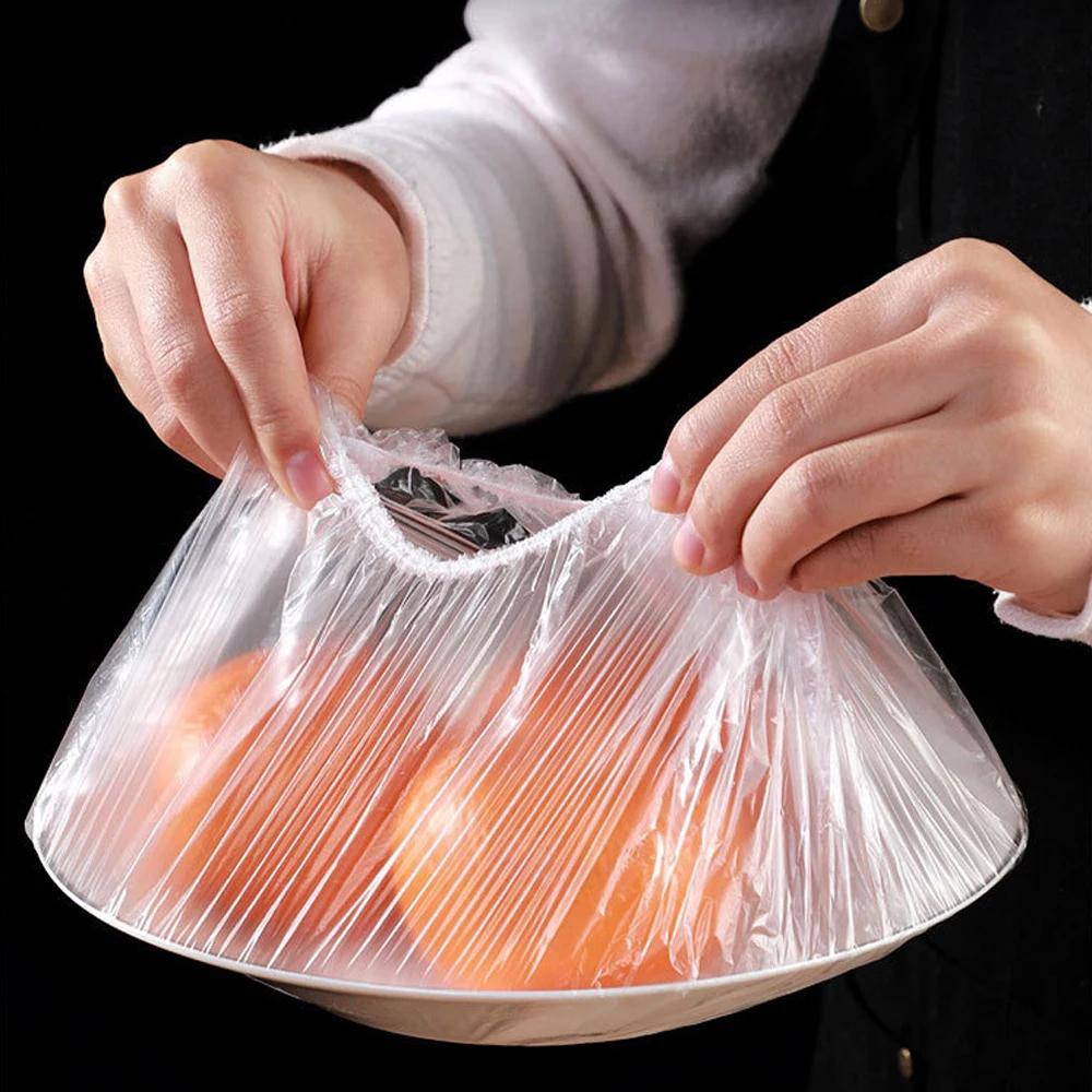 OIMG Wiederverwendbare Lebensmittelverpackung Aufbewahrungsabdeckungen Beutel für Schüssel Elastische Platte Silikon-Deckelabdeckung Küche Obst Plastik Frischhalte-Siegel