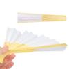 Pack of 50 Heliltd Folding Art Summer Heat Dance White Fans, Plain, Fans, DIY, Festivals, Celebrations, Weddings, Protection, Fans,