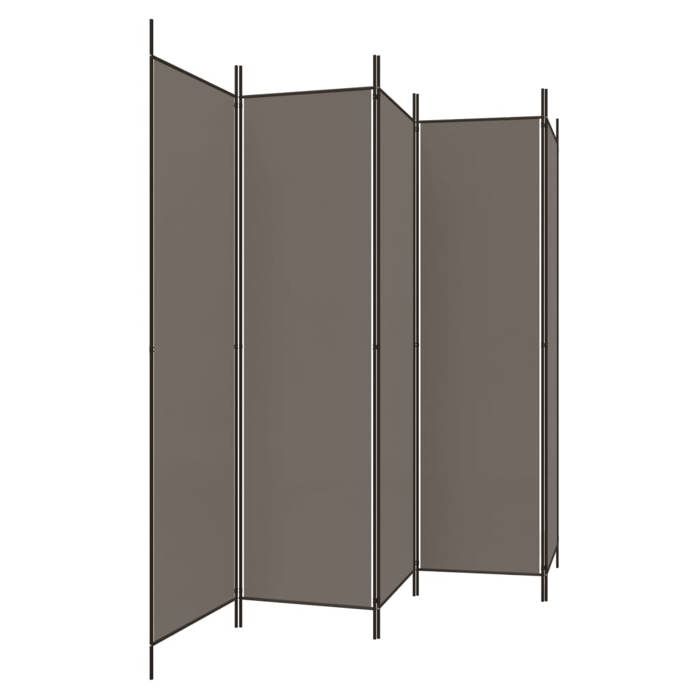 VidaXL Room Divider 5 Panels Folding Room Separator Divider Privacy Screen Paravent Living Room Decoration 350188