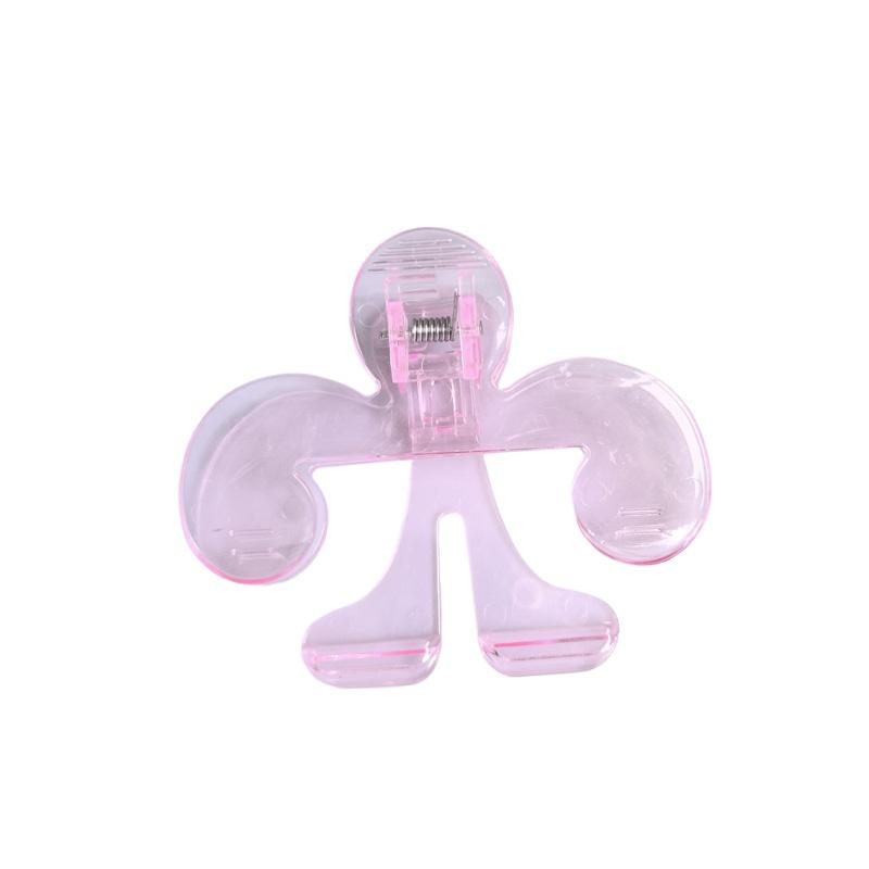 Transparent Plastic Book Clip with Bracket Reading Aid Fixed Book Holder Folder Paper Clips Bookmarks Stationery School Supplies