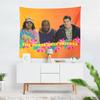 Aertemisi Three Best Friends From College New Girl Tapestry Wall Hanging Art for Bedroom Living Room Decor Party Backdrop