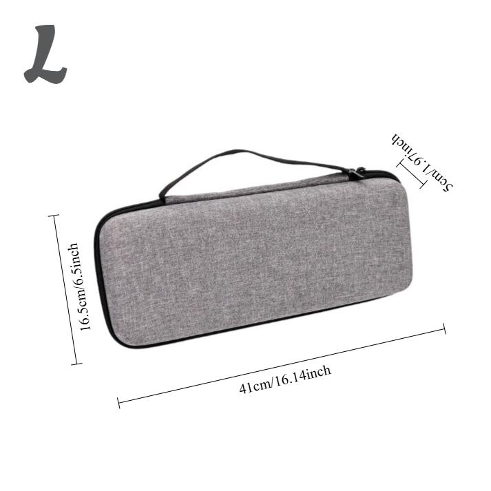 1pc EVA Hard Case for Mechanical Keyboard 61% To Full Size, Waterproof Shockproof Protective Sleeve for Gaming Office Travel