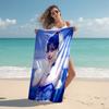 Proof Beach Towel with Wonyoung Pattern - Soft,absorbent,quick-drying,machine Washable - Perfect for Swimming,camping,bathing