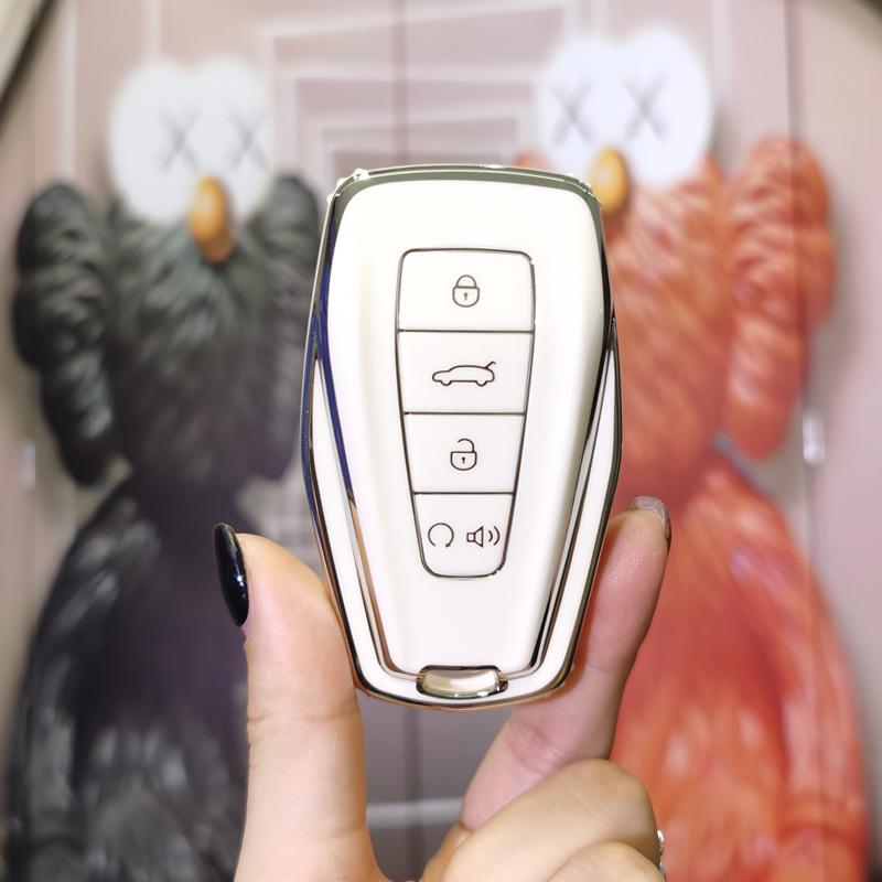 Compatible Key Case for Geely Xingrui, Boyue L, Xingyue, Emgrand GS, Binyue Cool, Icon, Galaxy E5/A7