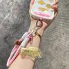 Gold 9999 Car & House Keychain Set - 20mg Pendant for Mobile & Bag, Ideal Souvenir Gift