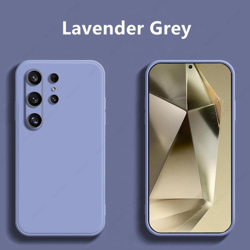 Für Samsung Galaxy S25 Ultra Hülle Abdeckung Für Samsung S25 Flüssig-Haut Silikon Bumper Handy Funda Para Rückseite