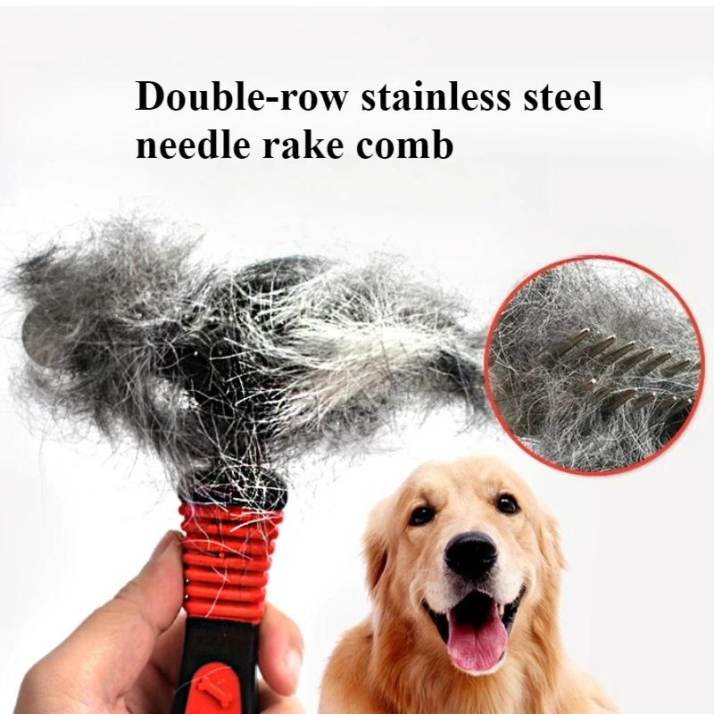 1pcs Dog CombDeshedding And Dematting Undercoat Rake Knot Out For DogsPet SuppliesPets Comb