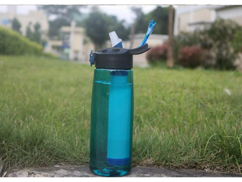 Tritan Filter Straw Water Cup for Outdoor Sports