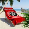 Custom Name Sheffield Fc Print Beach Towel, Large Soft Quick Dry Towel for Beach Camping Swimming