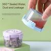 Sealed Sauce Bottle with Durable Lids Reusable, Space-Saving Kitchen Gadgets for Sauces, Jams, Fruits, Vegetables Organizer