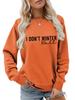 Women's Casual European & American Winter Pullover Sweatshirt