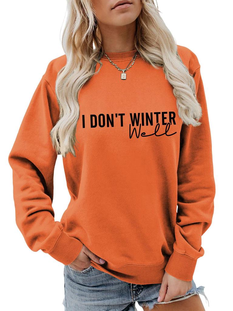 Women's Casual European & American Winter Pullover Sweatshirt