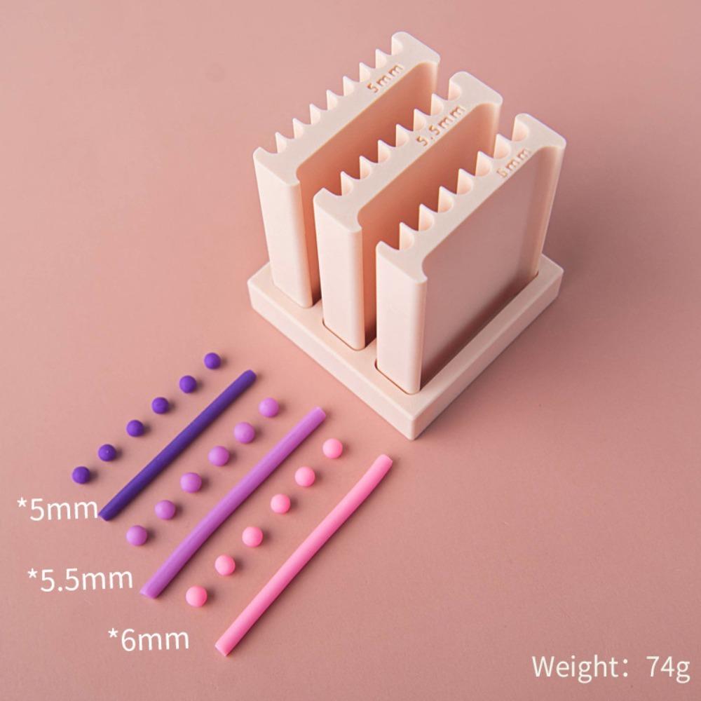 Mini kuličková forma na hlínu Kuličková forma na hlínu 2 v 1 Válečková lišta Forma Nový nástroj na tvarování ručním válením DIY šperky