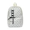 Schoolbag backpack atmosphere new casual bow design polka dot girls backpack high school students large capacity school bag