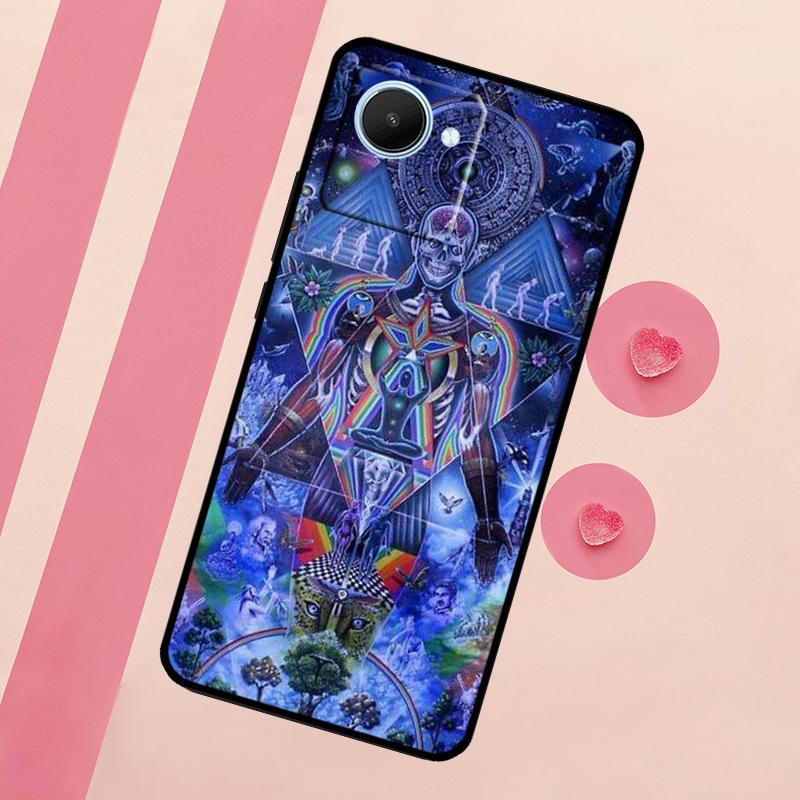Spiritual Trippy Psychedelic For Realme C67 C75 C63 C61 C71 C55 C51 C65 C53 10 11 12 13 14 15 Pro Plus GT6 GT7 Pro Case