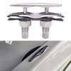 6 Inch Pull Up Cleat 316 Stainless Steel Flush Mount Retractable Boat Cleat Heavy Duty Marine Dock Cleat for RV Yacht