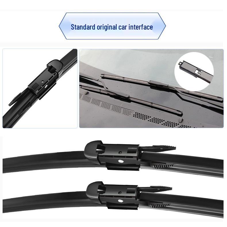 Mercedes CLA Wiper Blade for Models 2015-2019: Frameless with Rubber Strip