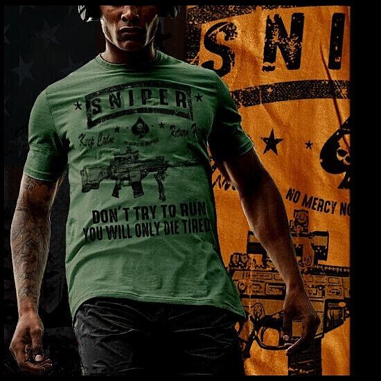 

Sniper t-shirt military Infantry scout tactical Operator Sharpshooter don t run 2XL