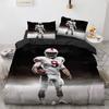3D Print Rugby Sports Duvet Cover Set, American Football Bedding Set Queen Fashion 3pcs Comforter Microfiber Quilt Cover Double