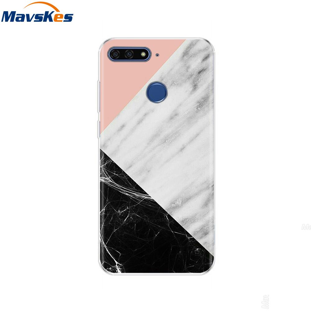 Case For Huawei Honor 7C Case On Huawei Honor7C 5.7 inch Soft Silicone Phone Cover For Huawei Honor 7C Aum-L41 TPU Cases Coque