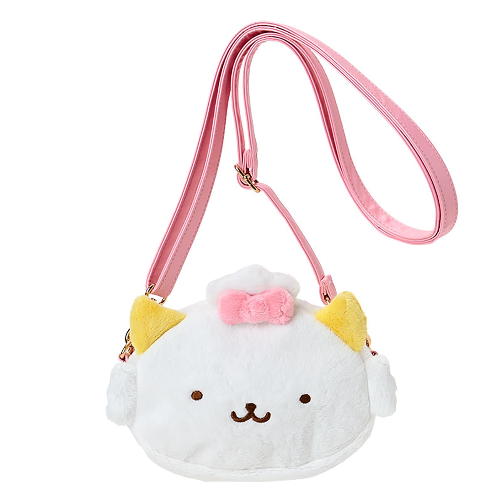 

Sanrio Pochette Polyester and Zinc Ages 3 and 316938 Face-Shaped (Omurice) Gaopawaru, Alloy, Up, Bag,