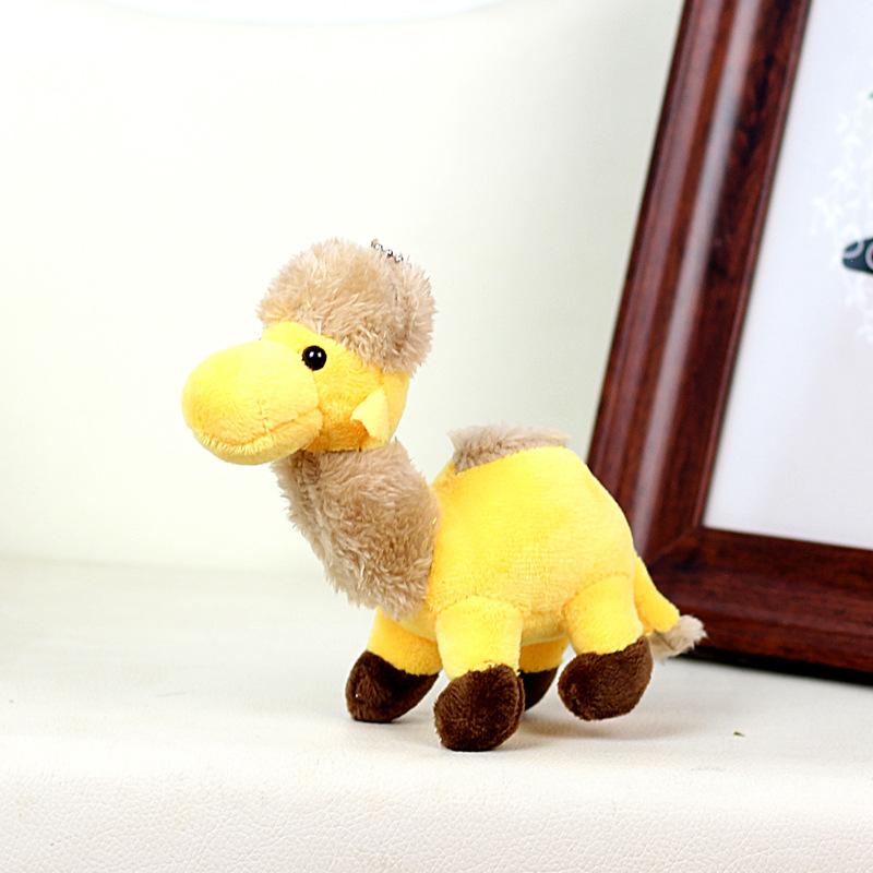 

Camel Comfy Plush Toy Bell Keychain Adorable Souvenir Soft Animal Stuffed Light Yellow 1