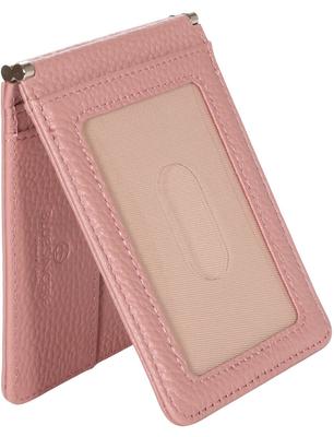 Blue Cynthia Commuter Pass Genuine Leather Thin Storage Pass Case Butterfly Leather Card Case PC4 [BLUE SINCERE] Men's Bi-fold 4-Piece Double-Sided /