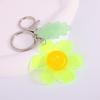 Portachiavi Ciondolo Fiore Sorridente in Acrilico Accessori Decorazione Borsa Giapponese e Coreana Portachiavi