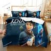New Bridge Spirits Kena Bedding Set Single Twin Full Queen King Size Bed Set Adult Bedroom Duvet Cover Sets 3D Print Game Anime