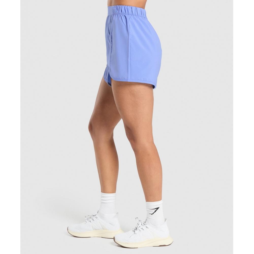 

Gymshark Scallop Hem Shaped Shorts Lift Blue B8a9x Ucvf XS