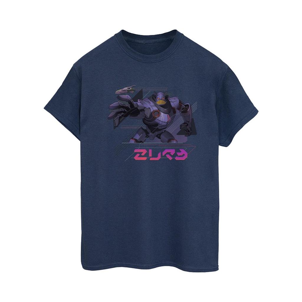 Disney Womens/Ladies Lightyear Zurg Complex Cotton Boyfriend T-Shirt