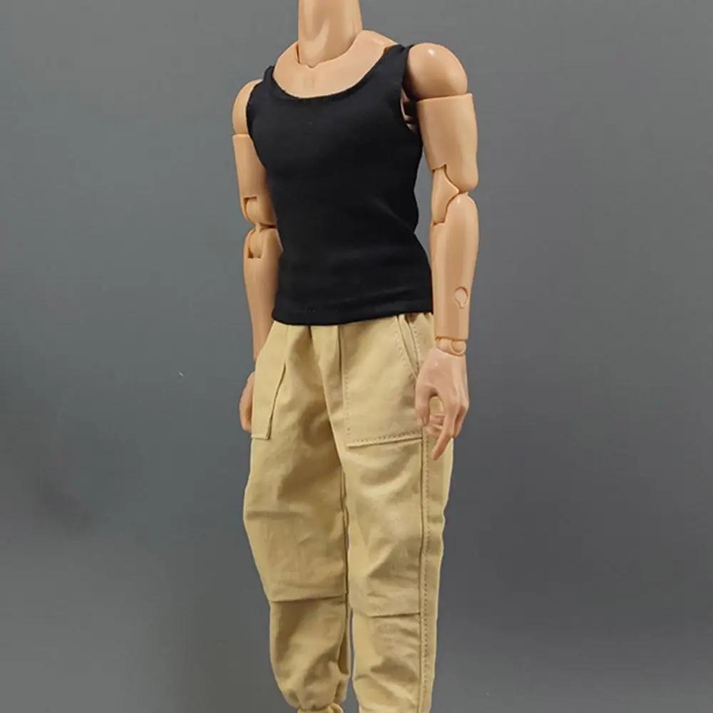 1/6 Miniature Soldier Casual T-Shirt For 12"Action Doll Mutistyles Trendy Clothing Doll Sports Bottom Soldier Figurine Accessories