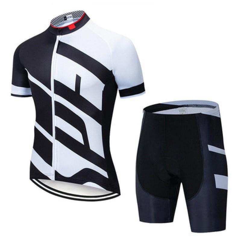 Men Women Cycling Jersey Set Short Sleeve Mountain Bike Apparel Quick Dry Breathable Riding Kit