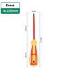 Chrome Vanadium Steel Screwdriver with Ergonomic Handle and Magnetic Tips