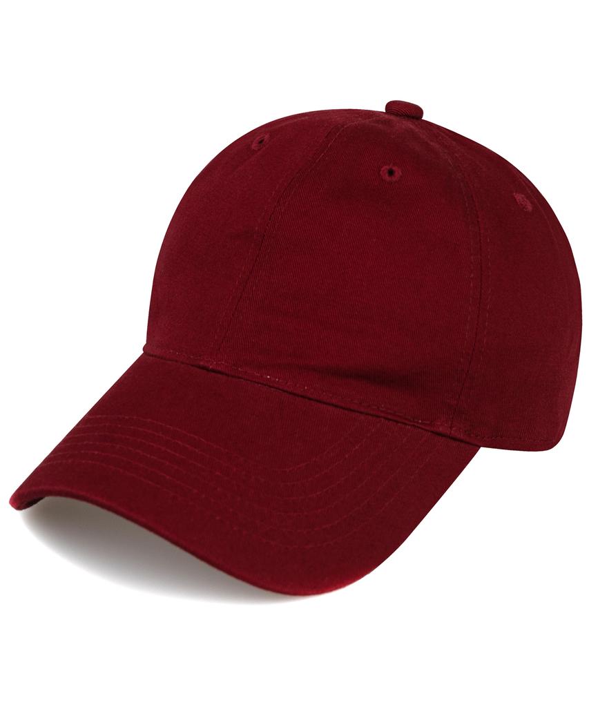 Chaebteo Casual Washing Ball Cap - Burgundy
