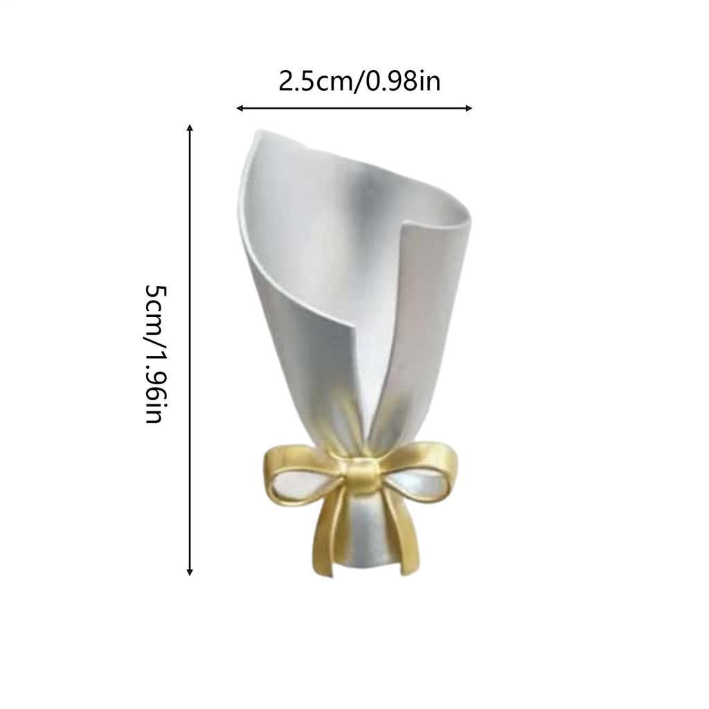 Mini Flower Holder Brooch Wearable Flower Bouquet Clip Flower Lapel Pin DIY Decorative Clips For Coat Sweater Suit Shawl Scarf