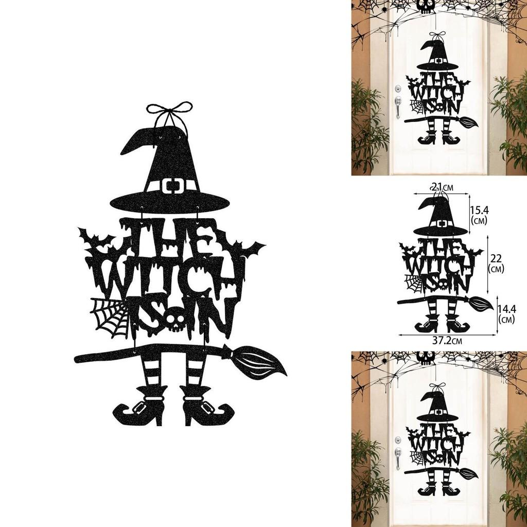 Witch Bat And Theme Halloween Door Hanging Decorations For Festive Ghost Party