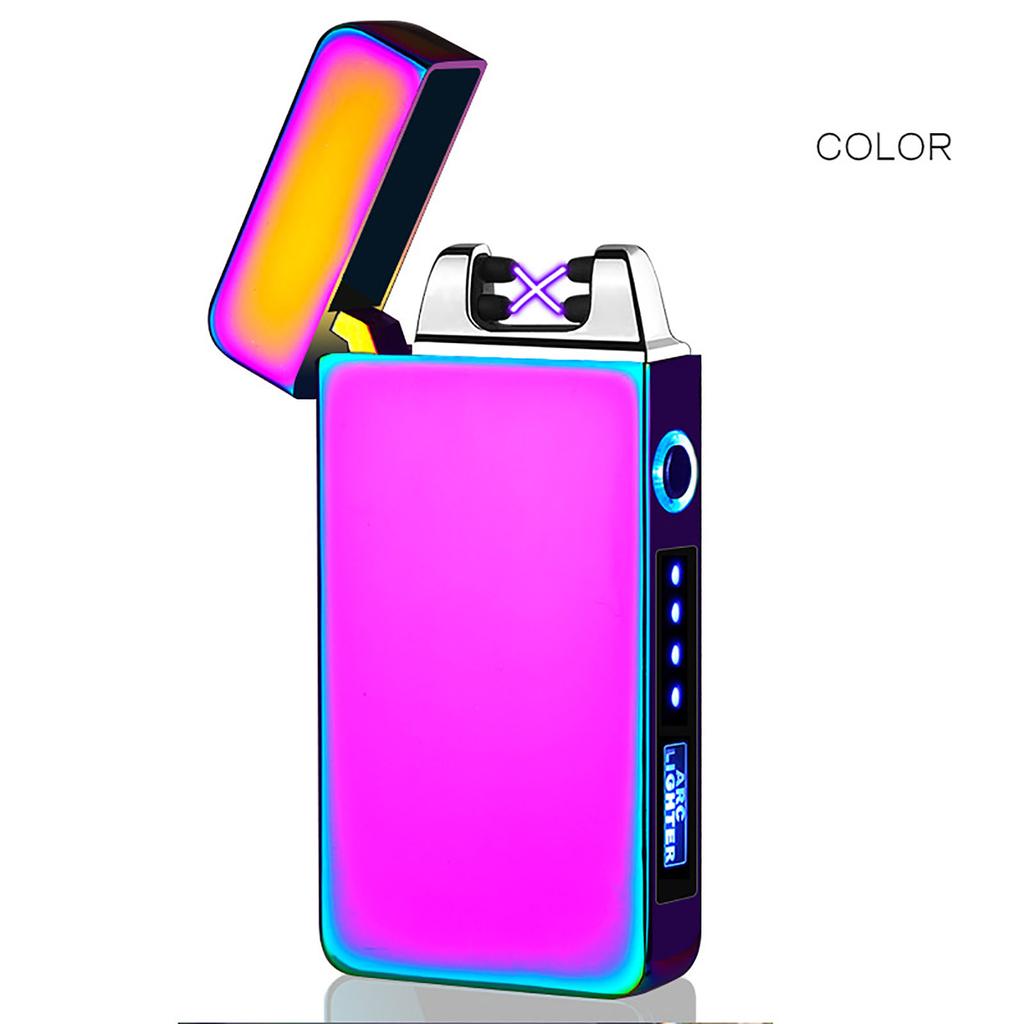 Men's Personality Lighter Custom Lighter With Pictures Electric USB Rechargeable Lighter Gift For Boyfriend Husband