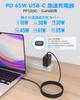 65W PD PPS GaN AC Laptop Fast 20V Compact Foldable Fast Charger for Dynabook MacBook Pro ThinkPad X1 VAIO and More USB-C Charger, Compatible, Adapter,