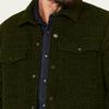 Men's Solid Color Lapel Jacket Casual Loose Single Breasted Corduroy Long Sleeved Coat