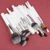 30 pcsMakeup Brush Sets Professional Artists Using Angled Eye Contour Blending Brushes High Quality White Brush Custom