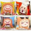 Anime H-Himouto! Umaru-chanS Kissenbezug Bequemer Wende-Kissenbezug Ideal für Auto Sofa Schlafzimmer & Mehr
